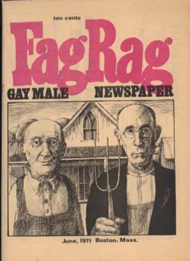 Fag Rag, n°1, 1971. Fag Rag, n°1, 1971.
